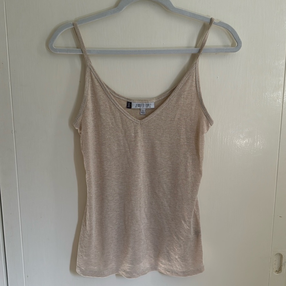 Women's Beige Tank Top
